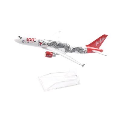 1/400 Scale 16cm Asian Air Asia Plane Model Airbus 320 Aircraft Model Planel Airplane Diecast Metal Planes