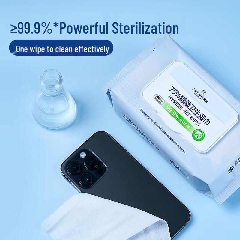 One's Member 75% Alcohol Disinfectant Wipes