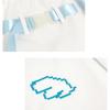 Angelic Circle Leg Warmers Subculture Leg Covers Landmine Style Style Harajuku Style Y2K Light Blue Circle Loose Socks Sickly Cute Belted Feather