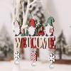 Multipurpose Sturdy Wood Glittered Christmas Baubles Shatterproof Tree Decorations Home Accessory Decoration