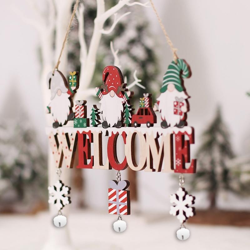 Multipurpose Sturdy Wood Glittered Christmas Baubles Shatterproof Tree Decorations Home Accessory Decoration