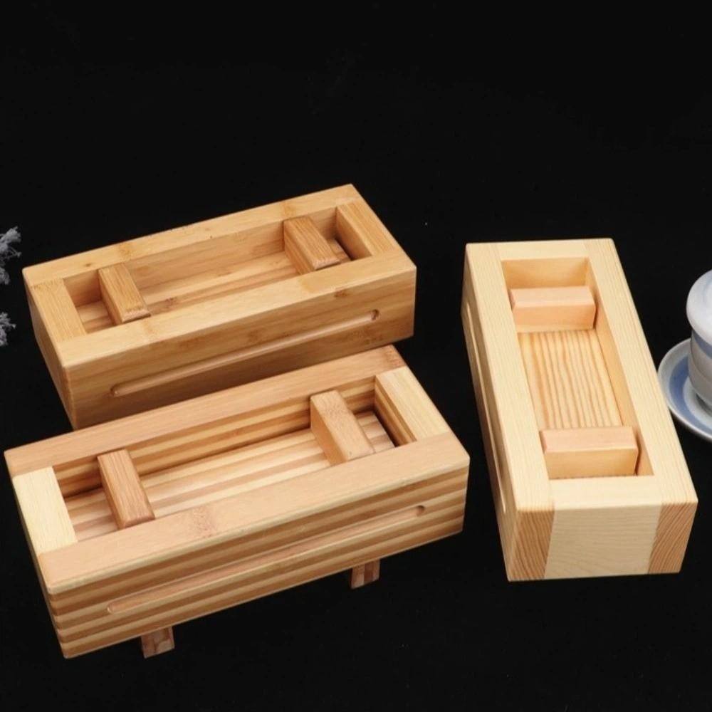 Rectangular Sushi Press Mold Wooden Rice Mold Kitchen Tool Sushi Press Maker  Cooking