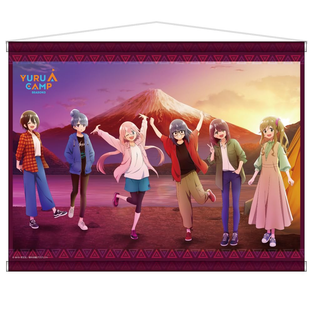 

Caravan Yurucamp SEASON3 Original B2 Tapestry W728 x H565mm Double PVC Approx. suede,