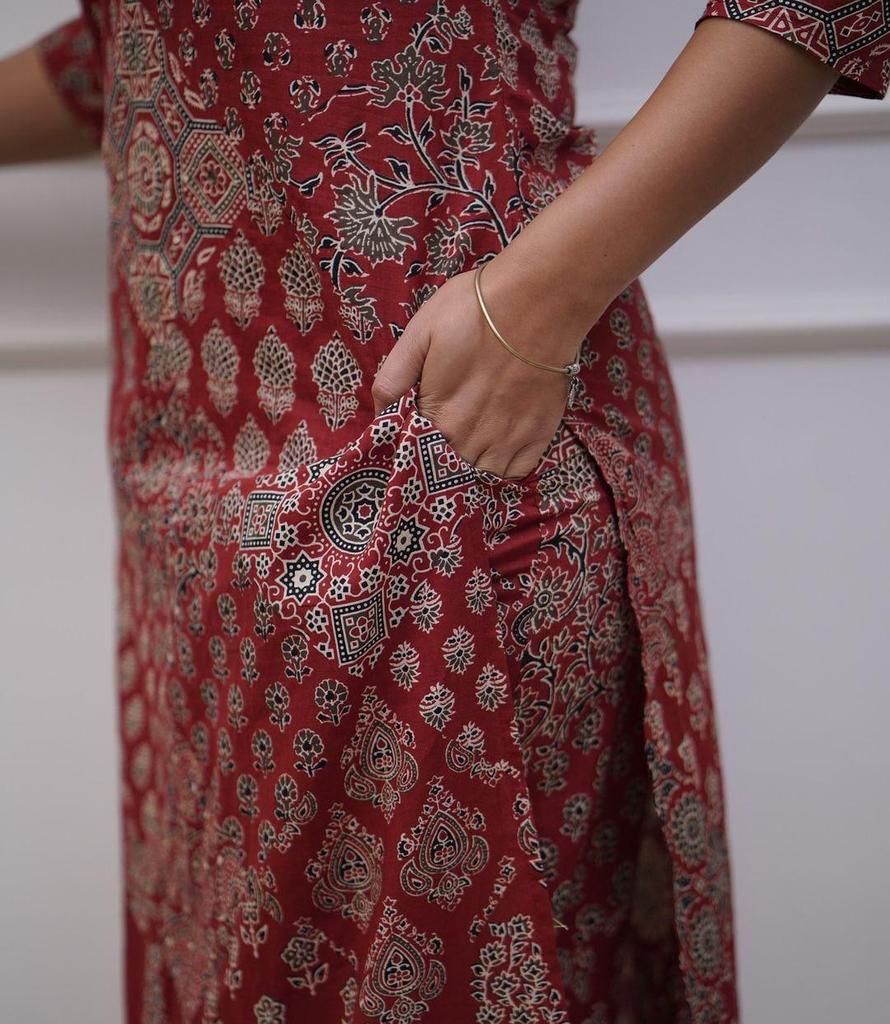 Indyjsko-pakistański projektant Kurta Pant Dupatta Set Bollywood Top Tunika Kurti Salwar Kameez Dress