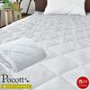 Nishikawa Pocott mattress King 180 x 205 gray cotton diamond cotton Mayer puff suitable for and Available in solid pad, size, cm, beige, 100% pile,