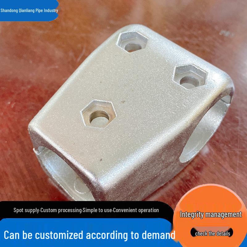 Bus Handrail Tube Connectors - Three-Way Accessories for Handle Bars