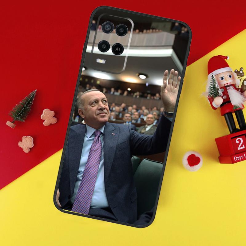 President Turkey Recep Tayyip Erdogan For OPPO A38 A58 A78 A98 A54 A74 A94 A16 A76 A96 A5 A9 A52 A72 A79 A53S A15 A17 A57 Case