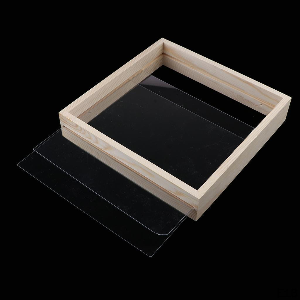 Clear Wooden Glass Picture