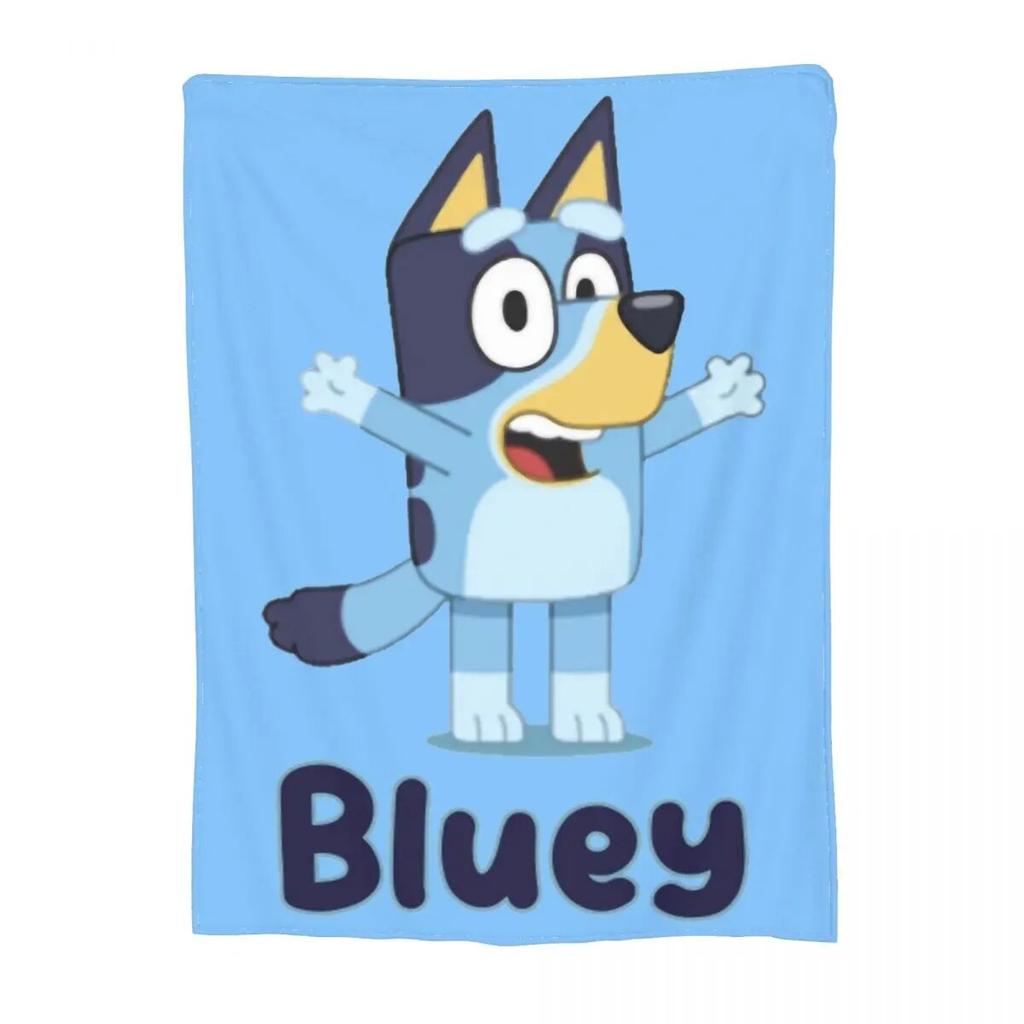 Comfort Blueys Tanzdecke, Zubehör, Sofa, dekorative Bingo-Heeler-Decke, Überwurf, superweiches Flanell für Couch