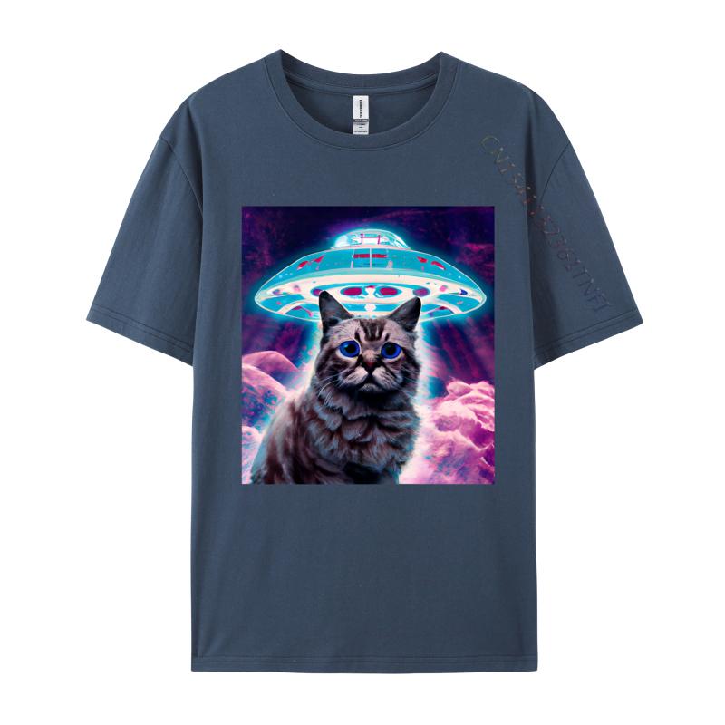 Help Me Cat T Shirt Geek Gift TShirt Aline Attacks The Cat Tshirt Funny Anime Mens Cotton Graphic Tshirts