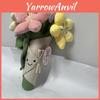 Cute Tulip Potted Plant Plush Toy Figure Bouquet Graduation Gift Doll 40cm