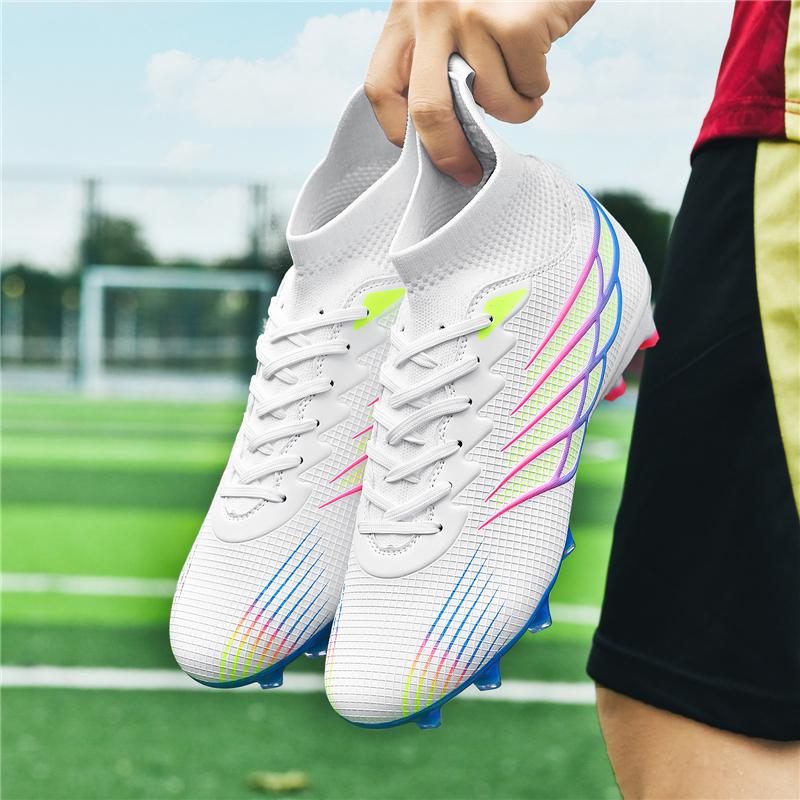 Unisex Football Shoes Men's Long Nail Training Sneakers Children Football Boots Youth Football Boots Soccer Shoes for Kids