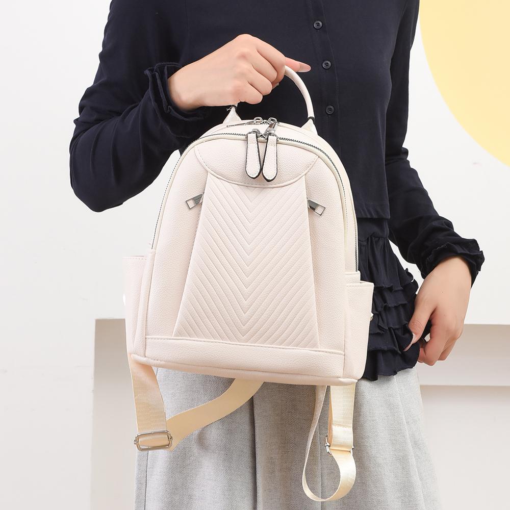 Backpack Women's Soft Leather Travel Backpack