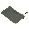 Bolsa de herramientas con cremallera multipropósito de lona impermeable portátil con mosquetón para almacenamiento rojo oscuro