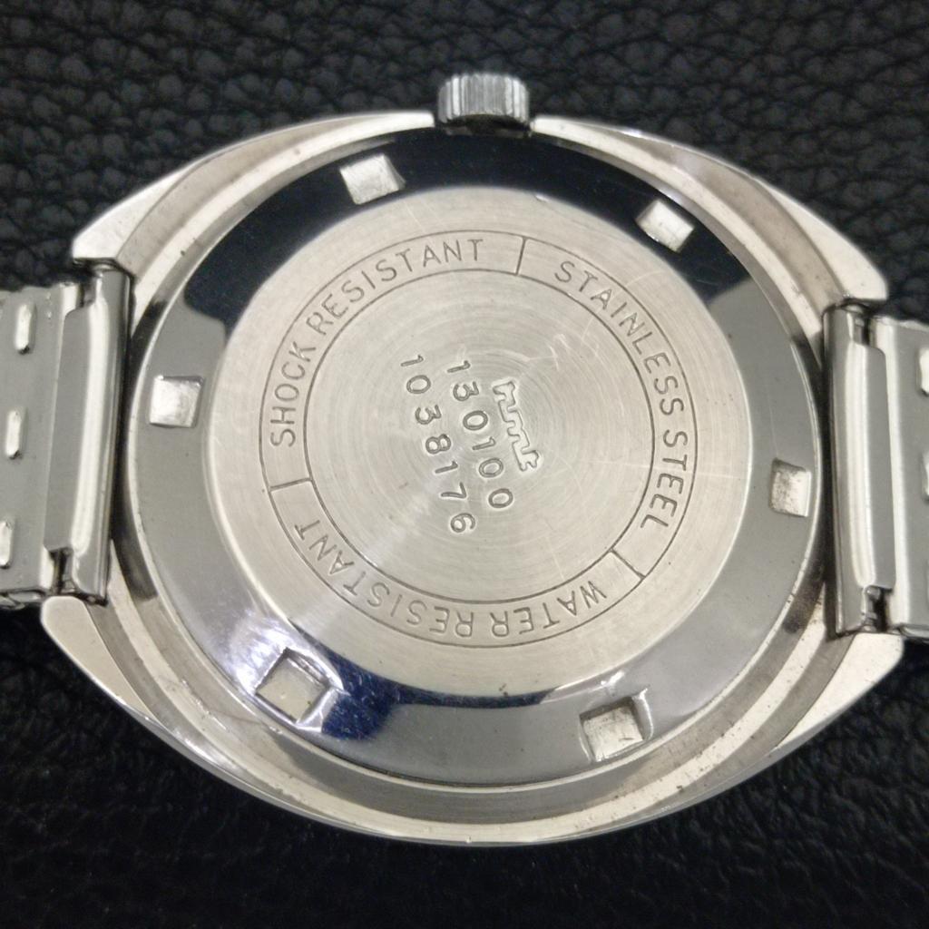 AUTOMATIC VINTAGE HMT KANCHAN INDIAN 6501 MENS GOLDEN COLOR DIAL WATCH a703262-1