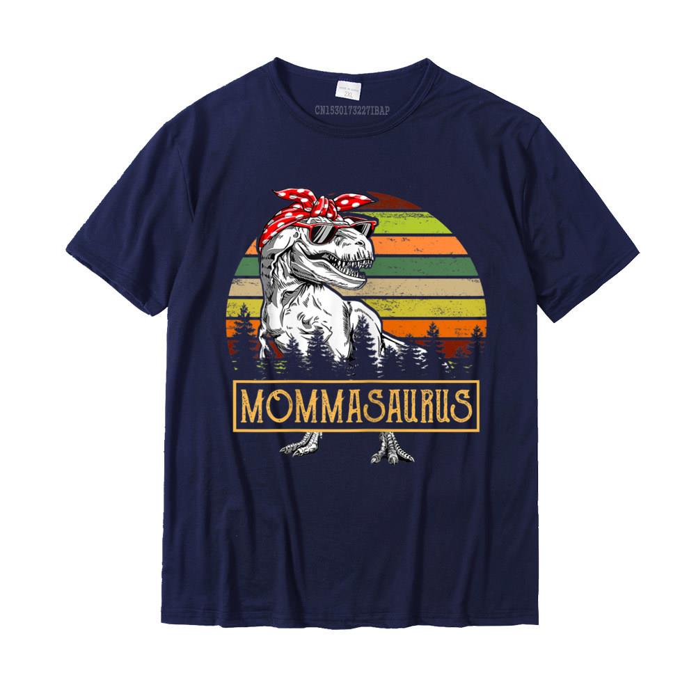 Womens Mommasaurus Dinosaur Tshirt Rex Mother Day For Mom T-Shirt Casual Tops T Shirt for Unisex Hip Hop Cotton T Shirts Custom