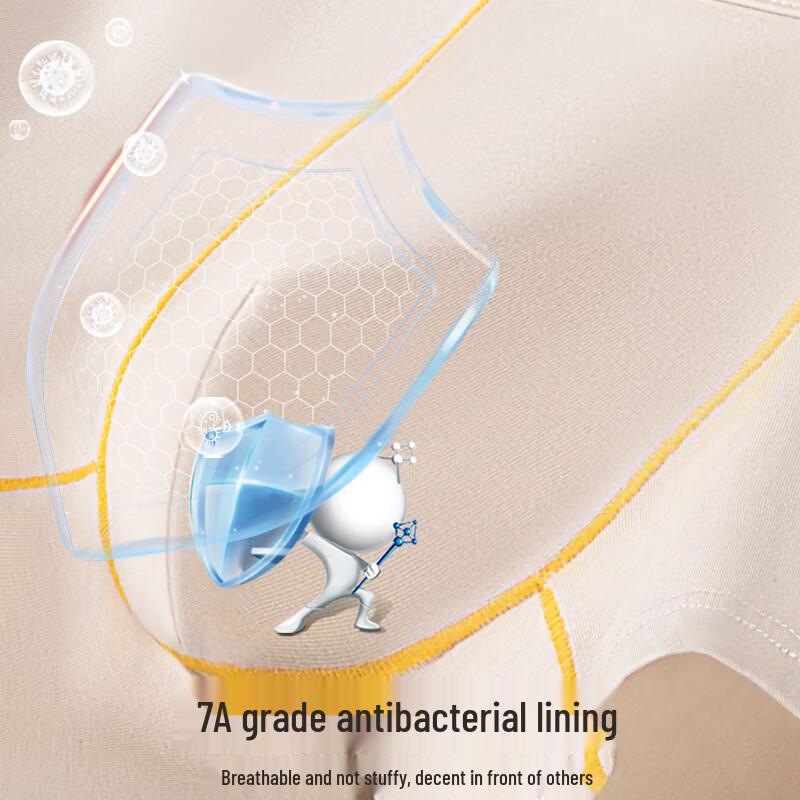 Men's Modal Cotton Antibacterial Boxer Briefs