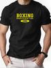 Men's Summer Short Sleeve T-Shirt with Boxing Brooklyn New York 1982 Print Casual Soft Breathable Cotton Tee