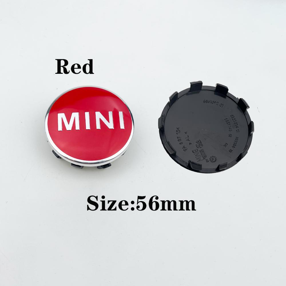 4pcs New 56mm Car Wheel Center Hub Cap Rim Cover for MINI Cooper S Works JCW One+ R56 R60 R61 F54 F55 F56 F60 Car Accessories Pwaxk99