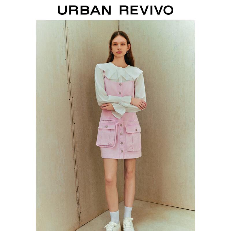 

UR Women s Workwear Pocket Denim Mini Dress L