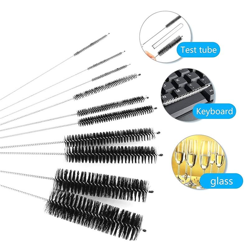 ABWR-1 SET Flexible Drain Hair Brush Straws Cleaner Set Extra Long Pipe Dredge Cleaner Spring Cleaning Brush Sink Cleaning Brush
