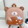 Little Cartoon Cute Bear And Backpack For Boys And Girls Doubleshoulder Backpack For Children Childrens Bag