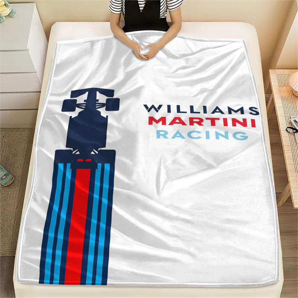 1PC Martini Racing Patterned Flannel Blanket Suitable For All Seasons for Home Decor Warmth and Comfort Gifts Holiday Present