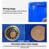 Frcctre Kids Safe Bank, Money Box With Coin Tray, Mini Locker Small Safe Storage Box Piggy Bank With Combination Lock And Key