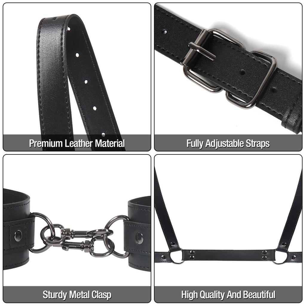 Bondage Sex Toys Breasts Harness Thigh Sling Behind Bondage Restraints Sex Gear Kit For Couples Fetish SM Games Adult Toys