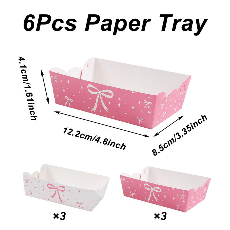 

Bow Party Decorations Snack Box Popcorn Boxes French Fries Boxes For Kids Birthday Party Boys Girls Party Supplies Party Favors