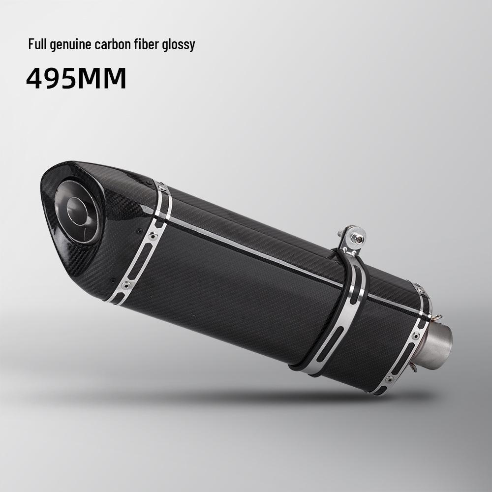 Universal Ninja Motorcycle Exhaust: Oblique Triangle, Round & Hexagon Tail Mods