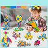 Rainbow Magnetic 3d Building Blocks Set For Kids Educational Toy Girls Boys
