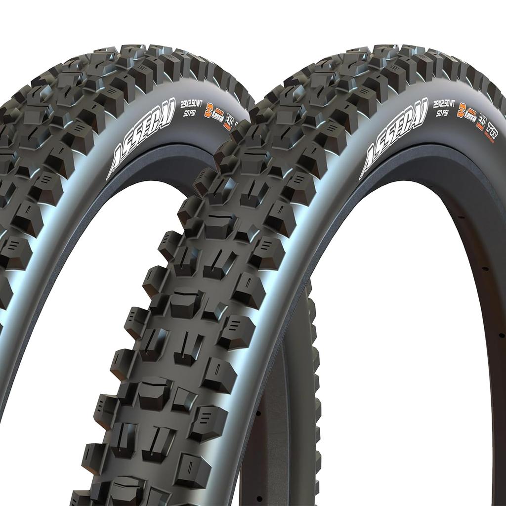 MAXXIS ASSEGAI M356RU MTB Folding Tire TR 3C MaxxTerra 2 MX2130 EXO+ 27.5x2.5" Tire,Black, Tire,