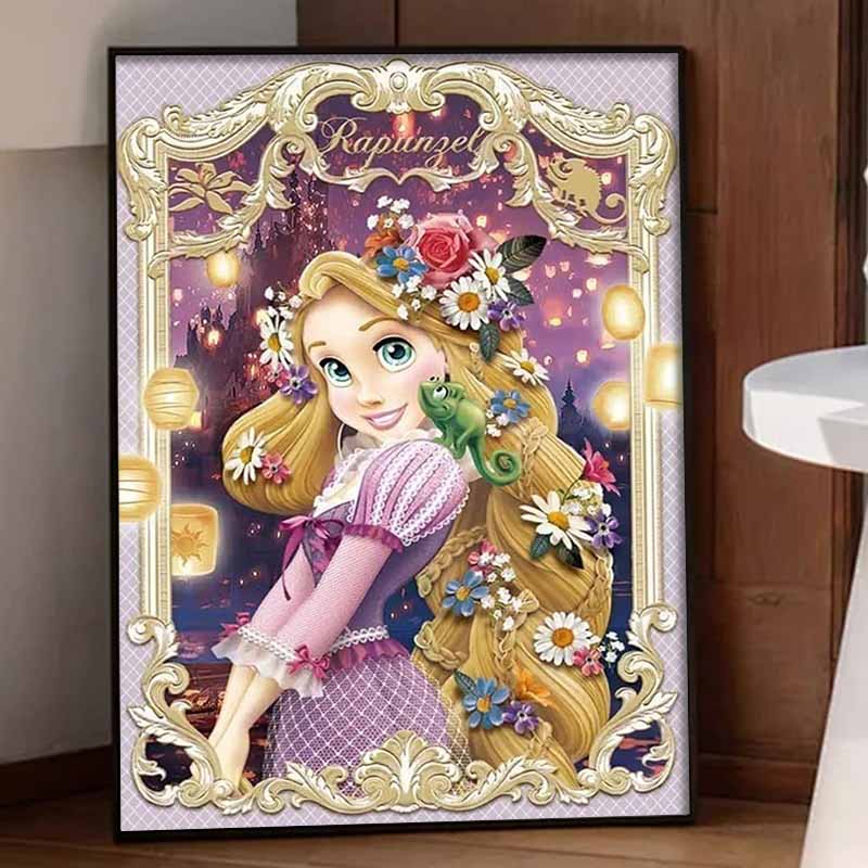 Disney Diamond Painting 5D Handmade DIY Rapunzel Diamond Stickers Home Room Decorations Gifts For Her