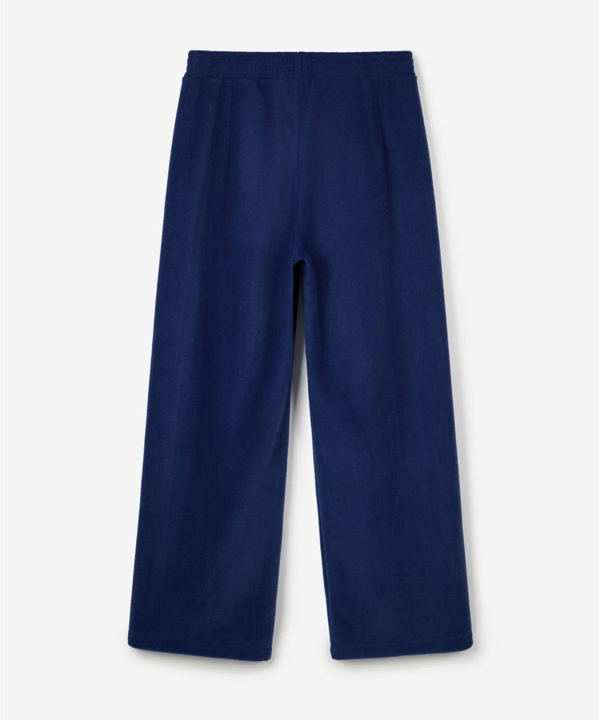 TIENJITIUMEON W Fleece Wide-Leg Pants (Blue) Tnpa6F112B2