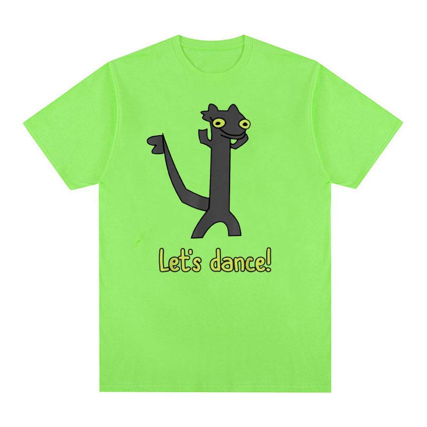 Toothless Dance Meme Let's Dance Meme T Shirt Men Women Fashion Retro Gothic Funny T-shirts Casual Cotton Oversized T-shirt Tops