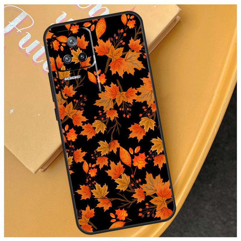 Autumn Leaves Fall Pumpkin Funda For Xiaomi 17 Pro Max 14 15 Ultra 13T 14T 15T POCO X7 X5 X6 Pro F5 F6 F7 F8 Ultra Case