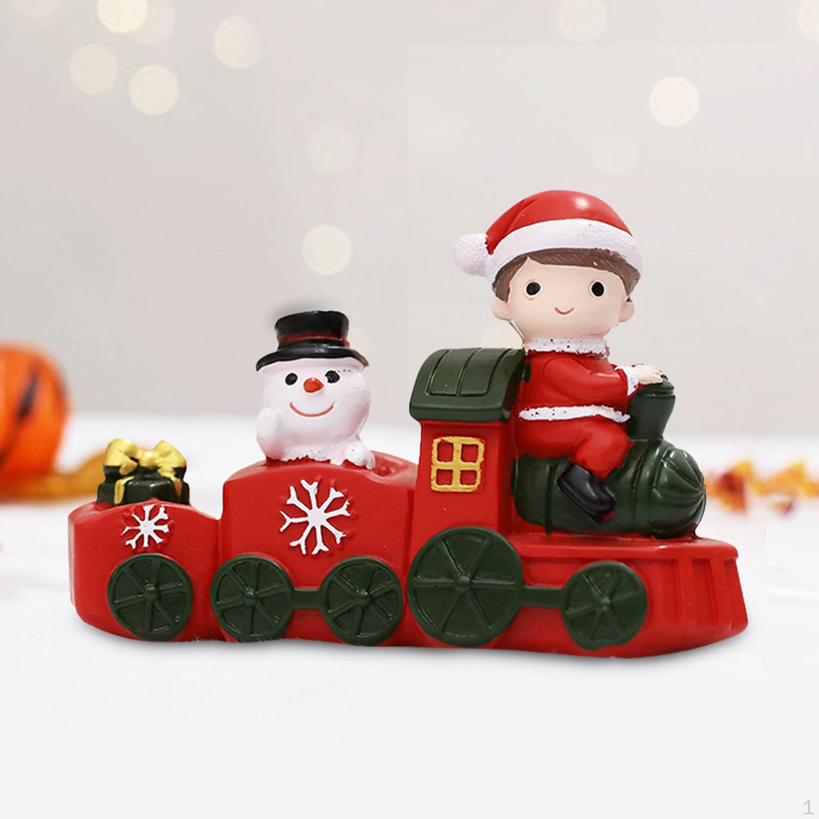 

Рождественский поезд, настольные украшения, поделки ручной работы, новинка, праздничное украшение на зиму