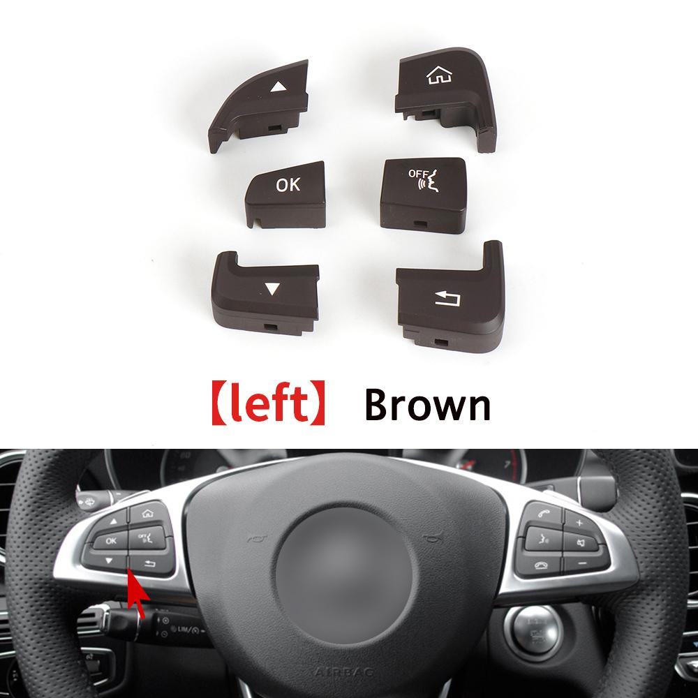 For Mercedes W205 W253 Car Steering Wheel Switch Control Buttons For Benz C GLC Class C200 C220 C260 GLC250 GLC300 2015-
