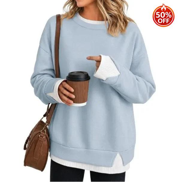 2025 Retro Oil Painting Long Sleeve French Shirt for Women