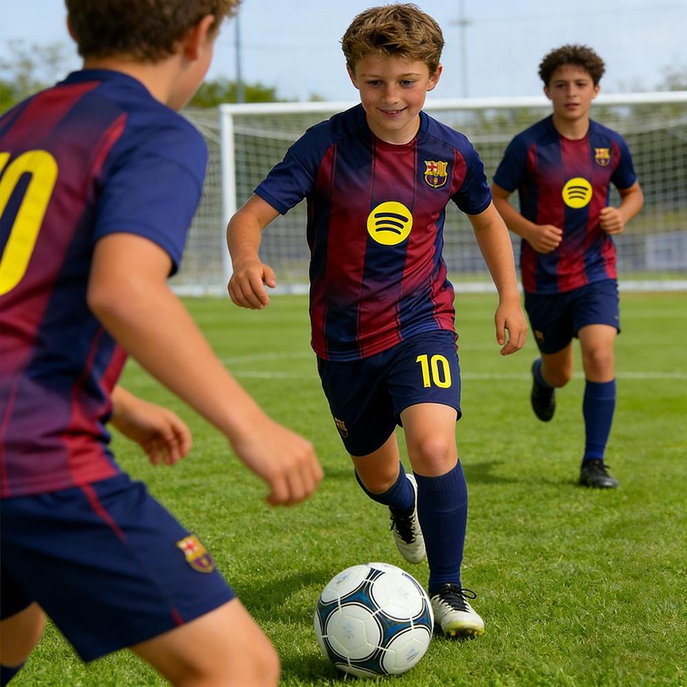 Barcelona Nr.11 Raphinha Kids Sport Set - Includes Jersey, Shorts and Socks, Blue/Red