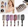 Premium Large Curved Hair Comb With Antistatic Boar Bristle For Effortless Styling