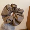 Retro Leopard Print Hair Clip for Thick Hair - Fashionable High-End Shark Grip Accessory