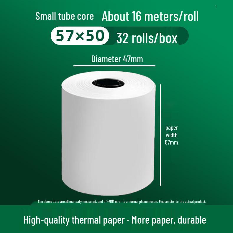 57×30, 80×80 Thermal Receipt & Printer Paper for Supermarket Use - Meituan Delivery Slips