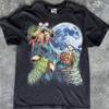 Mantis Shrimp Howling Moon T-Shirt, Ocean Life Marine Animal Graphic Tee