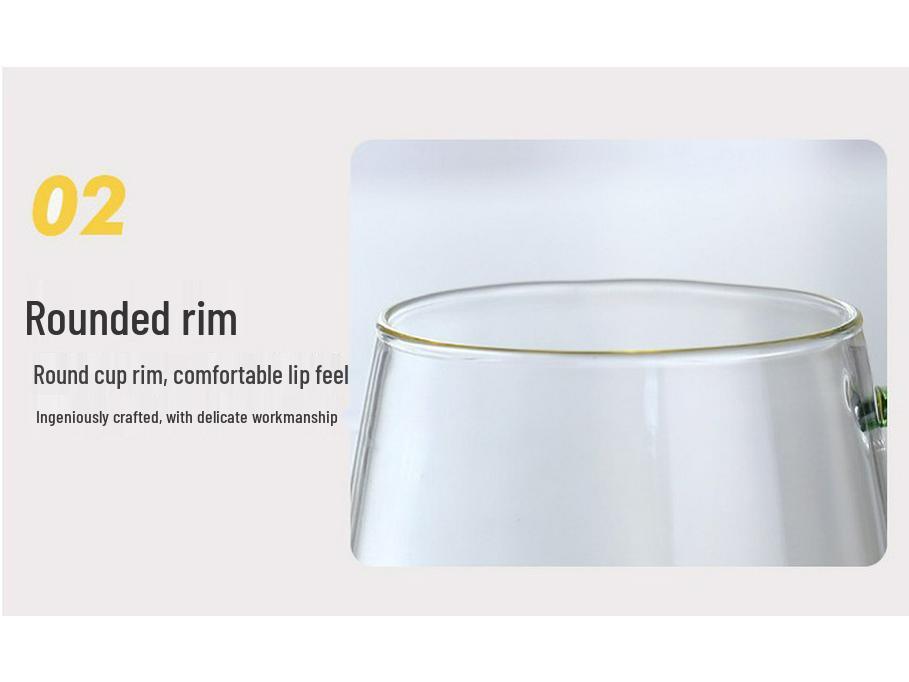 Heat-Resistant Borosilicate Glass Cartoon Animal Cup - Perfect for Juice, Household Use, or Holiday Gifts