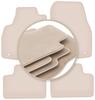 PREMIUM Beige Floor Mats For: Opel Astra H Sedan, Hatchback, Station Wagon, TwinTop, Cabrio, Coupe 2003-2010