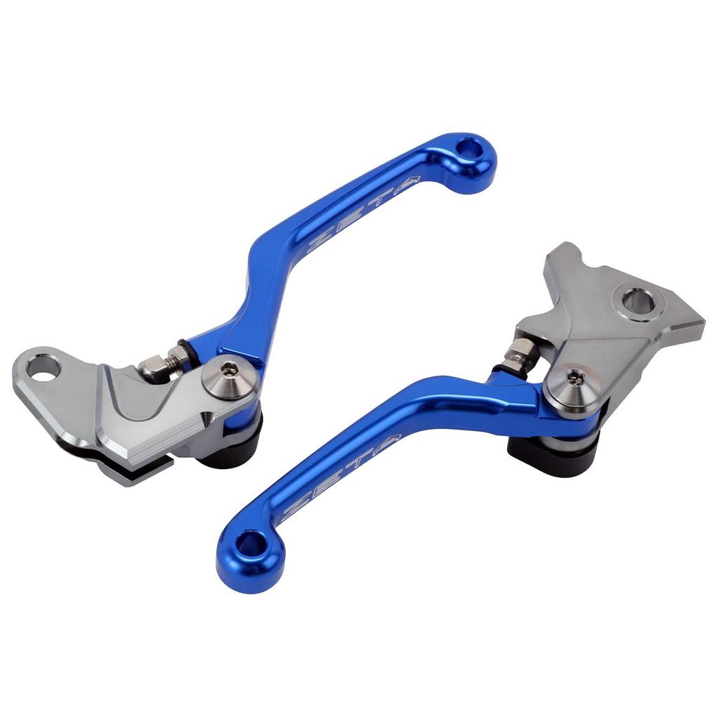 ZETA RACING Pivot lever set CP 3 finger Blue F5078 model Dirt Freak DIRTFREAK WR250R/X, SEROW, TRICKER, XT250X, DT230LANZA, TT250R…etc (old number