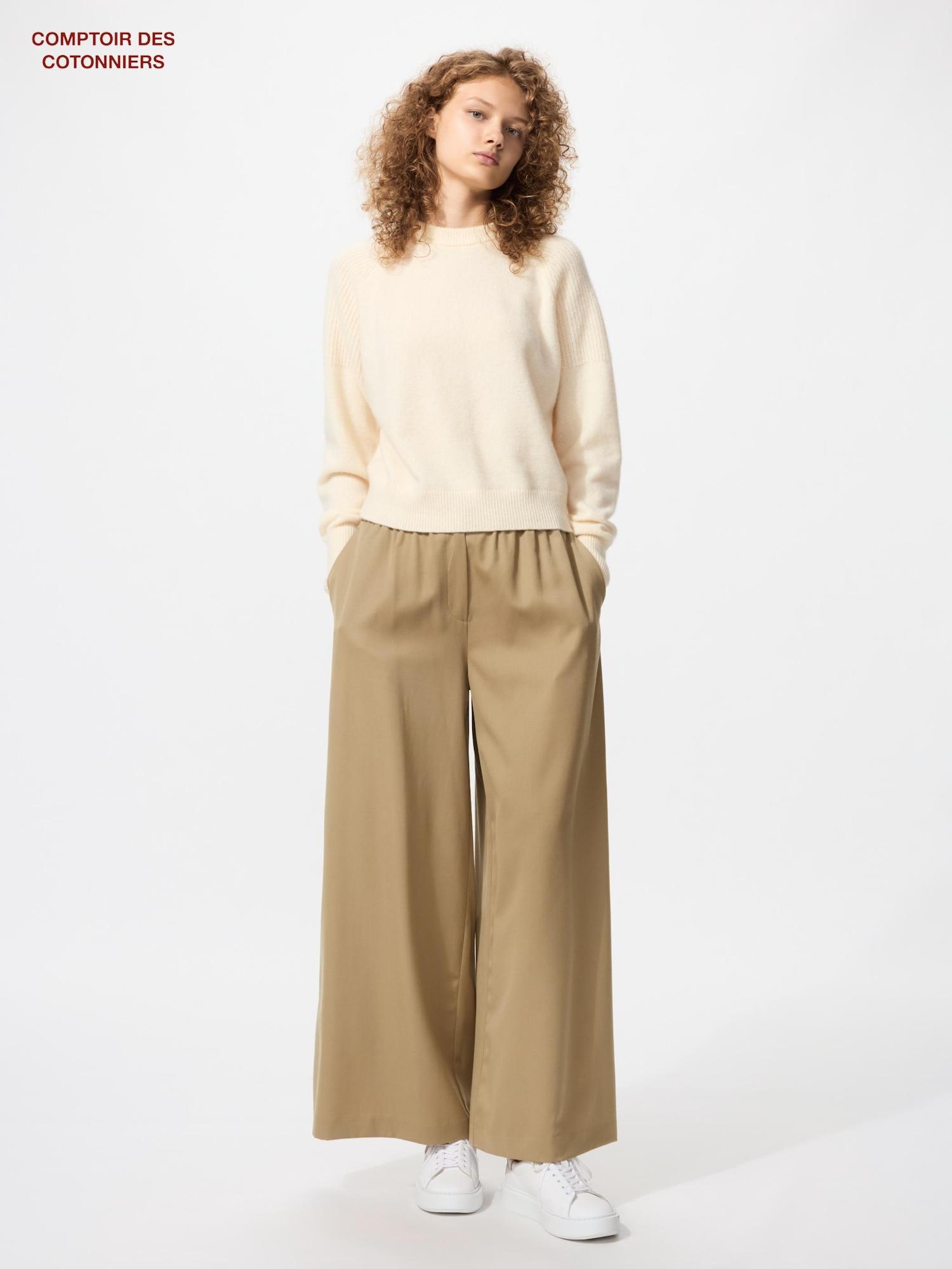 

Uniqlo Japan Wool Wide Pants 34 BROWN/XL
