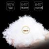Women's Winter Fashion White Duck Down Coat - 2025 New Stylish Loose Fit for Young Moms & Elders
